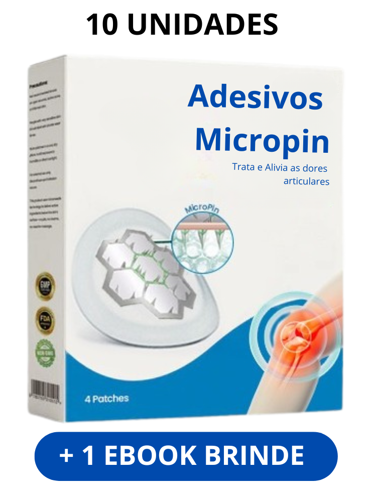 MIcropin - Adesivo Microagulhas para dores intensas