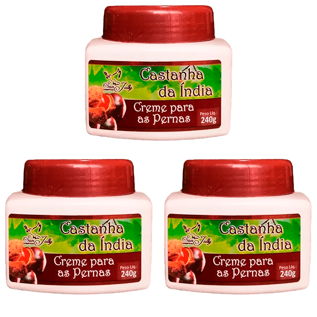Tratamento para varizes - Creme Castanha da Índia