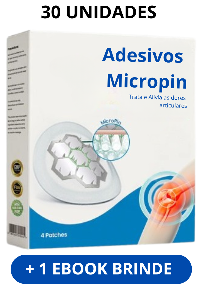 MIcropin - Adesivo Microagulhas para dores intensas