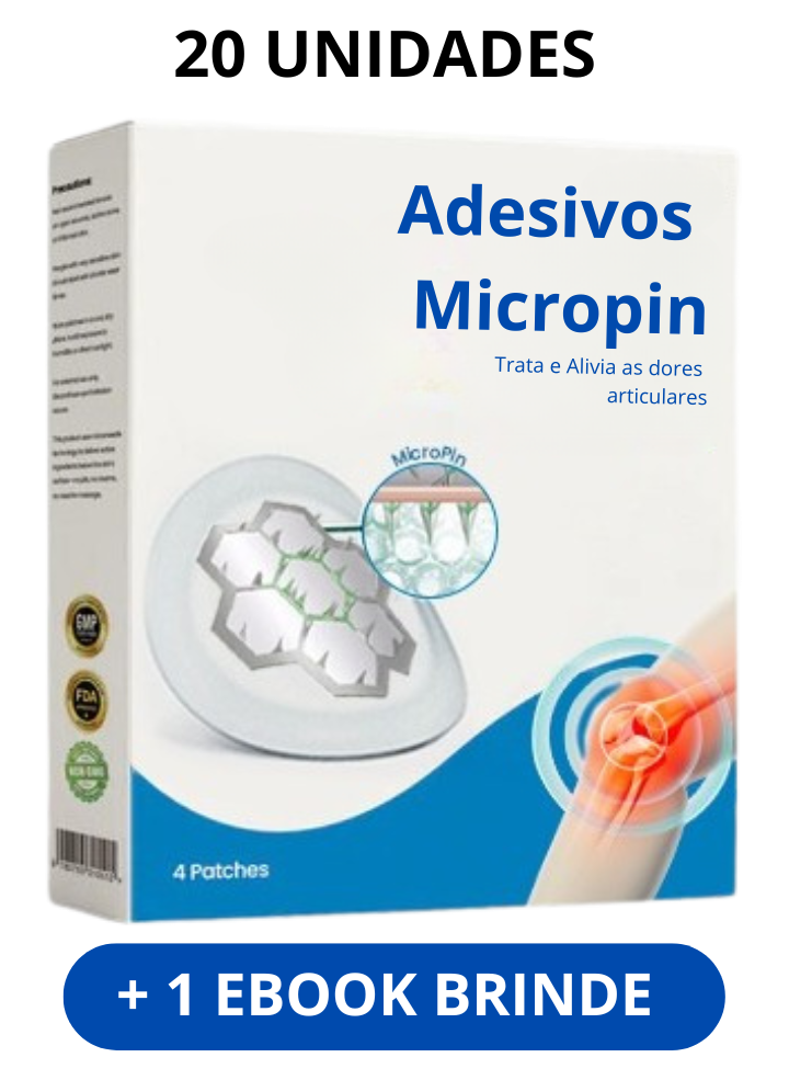 MIcropin - Adesivo Microagulhas para dores intensas