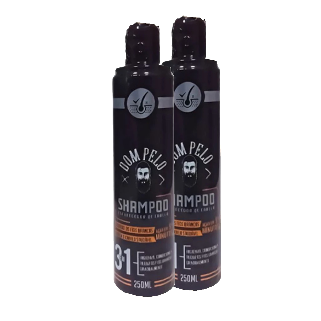 Shampoo Dom Pelo Natural 3 em 1 (Dura ate 6 Meses) - Compre 1 leve 2