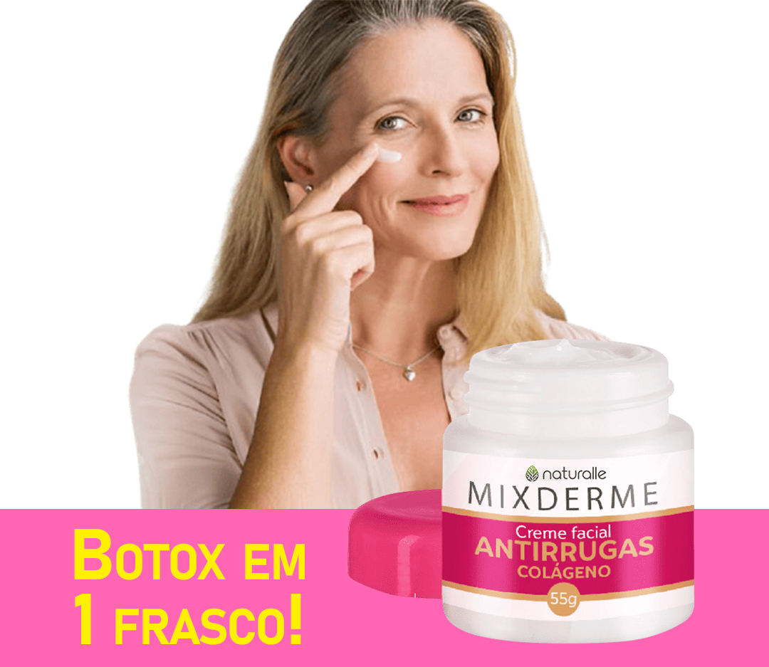 Creme Firmeza Natural Mixderme - Tratamento antienvelhecimento
