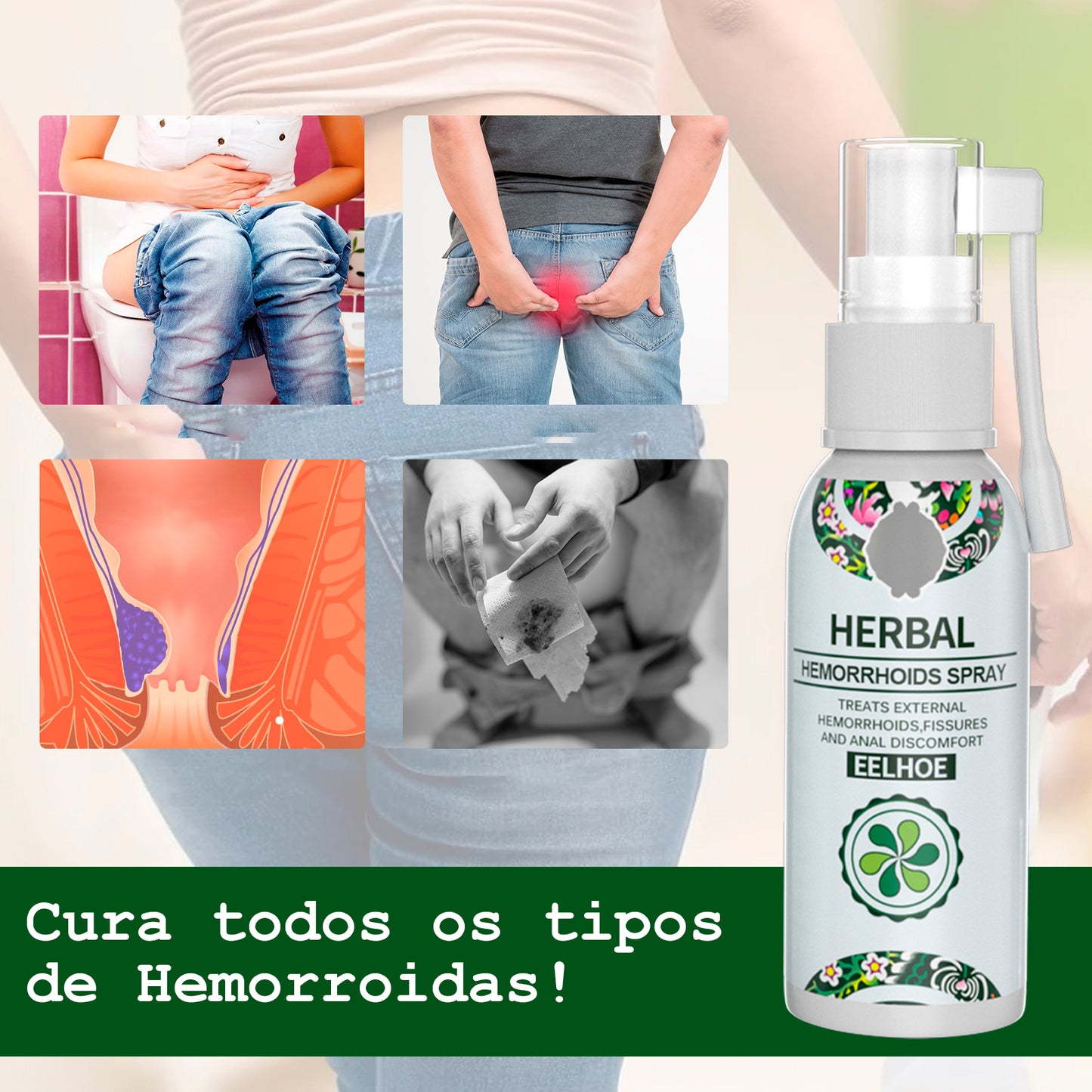 Hemocure Spray -  Tratamento Avançado para Hemorroida